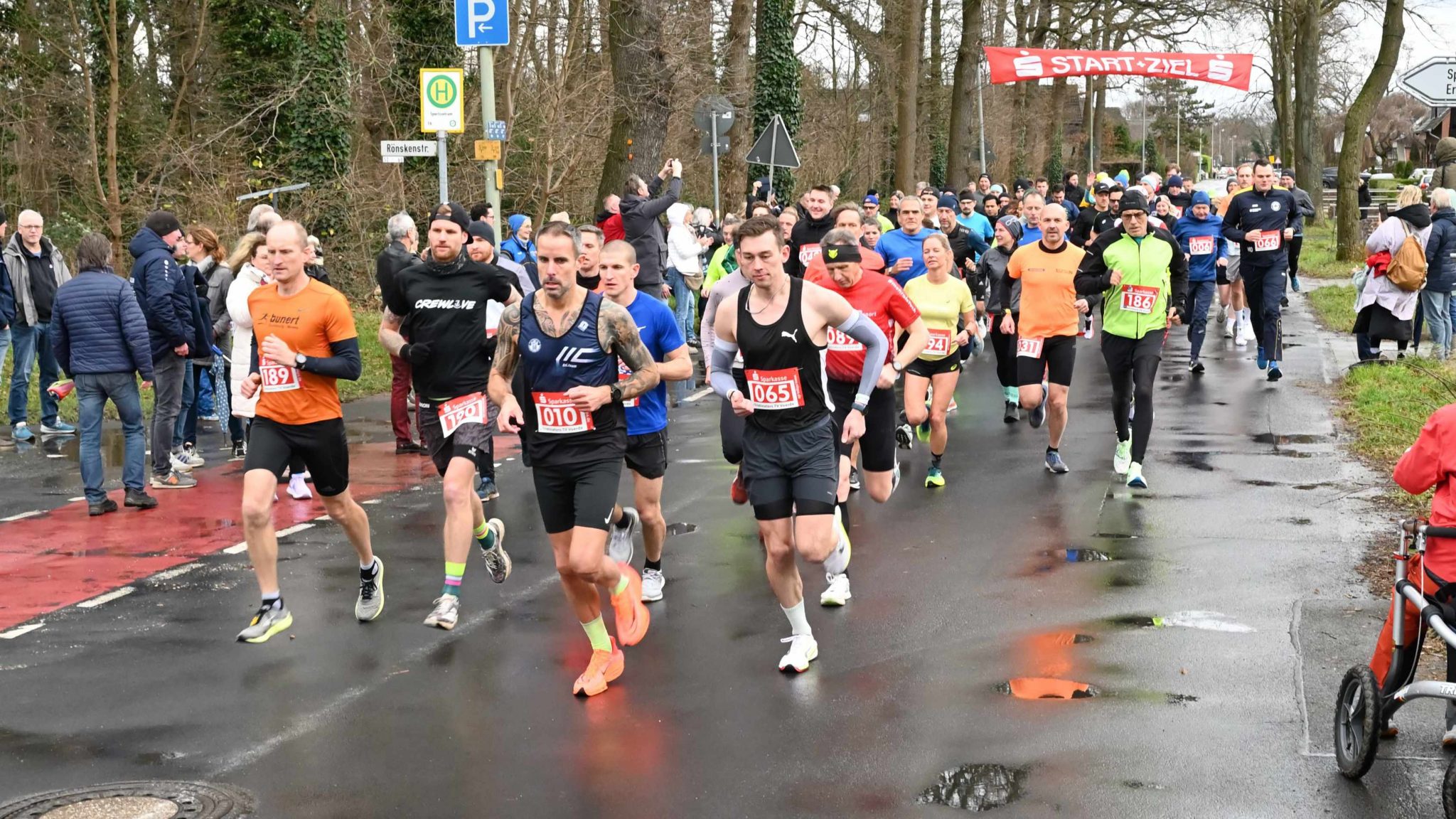 Silvesterläufer*innen trotzten dem Regen